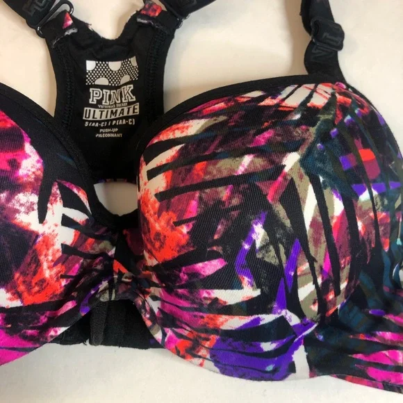 Pink VS push I sports bra sz S - Picture 2 of 6